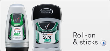 Sure Men Roll-On & Sticks